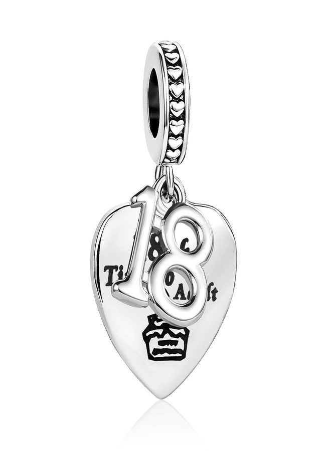 TGLS Happy Birthday Charm 18th Time to Adult Coming-of-age Ceremony Gift Bead Compatible With Pandora Charms Bracelets - Image 1
